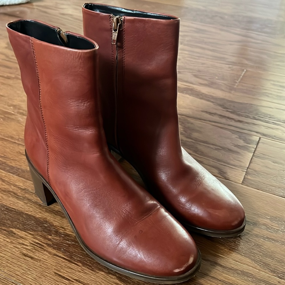 Pilcro Ankle Boots Maroon color